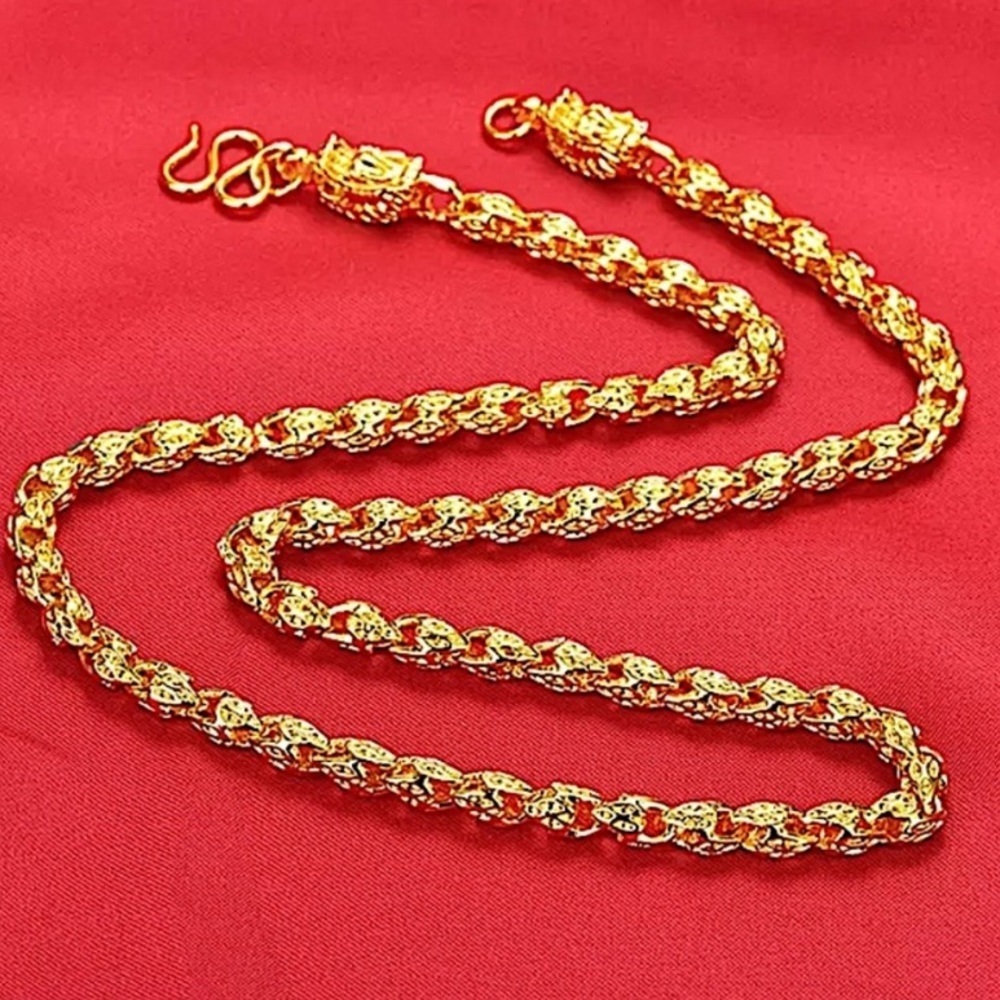 Gold Plated Dragon Necklace